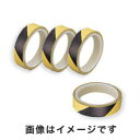 【アズワン AS ONE】アズワン アズピュアESD PETラインテープN 黄/黒 25mm×33m 10巻入 1-4807-66