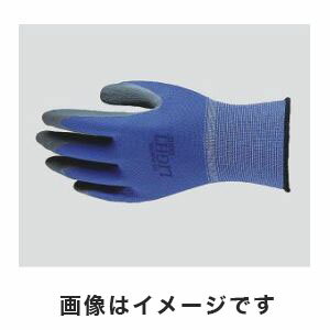 おたふく手袋 A-371BL 天然ゴム背抜き手袋(13ゲージ) ブルー L