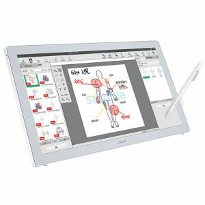 無料！！液晶ペンタブレット 23.8型 フルHD対応液晶モデル ホワイト 医療用モデル 3-5242-13 DTK-2451/Medical メーカー直送 受注生産 アスワン