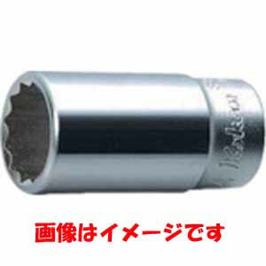 【コーケン Ko-ken】コーケン 3305X-18 3/8 9.5mm SQ. 12角セミディープソケット 18mm