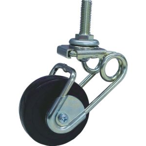 【シシク SISIKU】シシク SAJ-TS6-SJ-100R 緩衝キャスター5 自在 ネジ込み 100径 Rゴム車 SISIKU