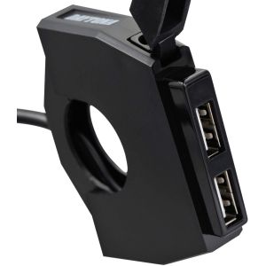 バイク用品 電子機器類 DAYTONA スレンダーUSB 2ポート4.8A98438 品