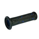 【デイトナ DAYTONA】デイトナ 98038 PRO-GRIP スーパーバイクグリップ717 耐震GEL 122mm 貫通 ブラック/ブルー DAYTONA