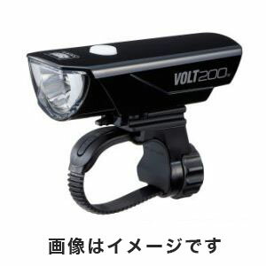 【キャットアイ CATEYE】キャットアイ 自転車充電式LEDライト ボルト200 VOLT200 200lm ブラック HL-EL..