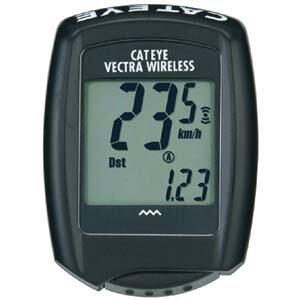 【キャットアイ CATEYE】キャットアイ VT100W ベクトラワイヤレス サイクルコンピュータ ブラック VECTRA WIRELESS CATEYE