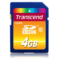 【トランセンド Transcend】SDHC 4GB TS4GSDHC10 Class10 SDカード