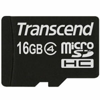 ygZh TranscendzgZh TS16GUSDC4 }CNSDHC 16GB Class4 microSDJ[h Transcend