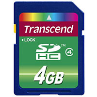 ڥȥ󥻥 Transcendۥȥ󥻥 SDHC 4GB TS4GSDHC4 Class4 SD