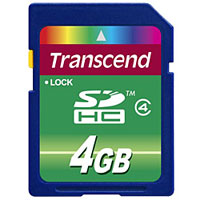 【トランセンド Transcend】トランセンド SDHC 4GB TS4GSDHC4 Class4 SDカード
