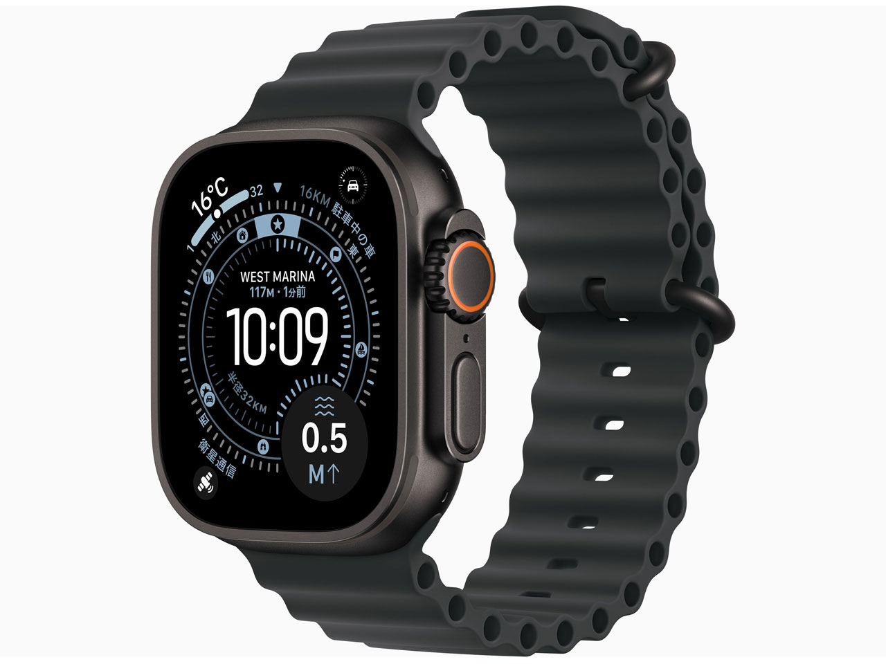 Rakuten - Apple Watch Ultra 3 GPS+Cellularモデル 49mm MF0J4J/A [ブラック・ブラックオーシャンバンド]/Apple