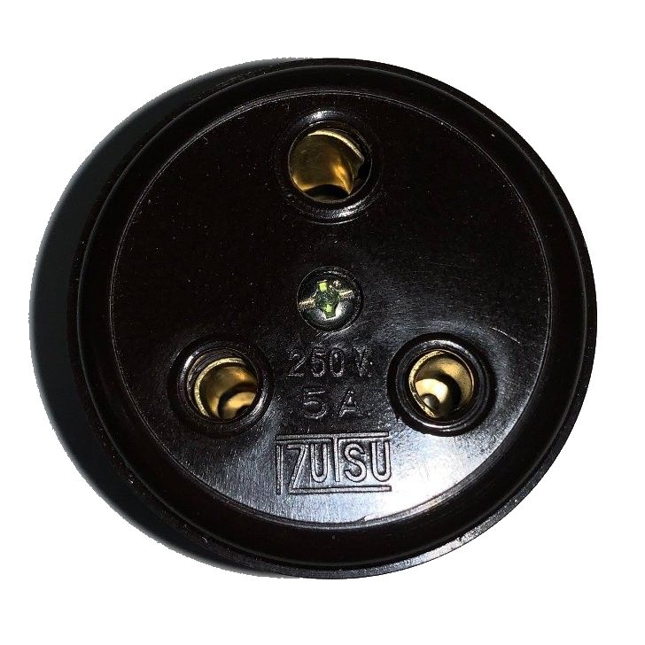 BSタイプ 丸型3P B3露出コンセントソケット 532 BS546規格取得品 定格 カテゴリーK