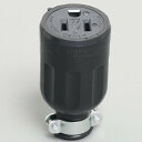 NEMA 5-15 コードコネクタボディ ゴムカバー アメリカン電機 7114GR接地2P平刃型 定格125V15A