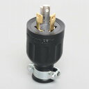 NEMA L6-15 ゴムカバープラグ アメリカン電機 3122R接地2P引掛け型 定格250V15A