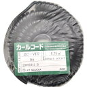 7A 300V PSE 電源用カールコード EC-VFF【1m】黒 長岡特殊電線 ECコイルコード