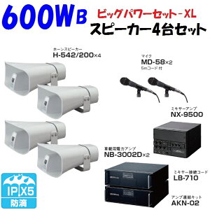 突然の解散総選挙 補欠選挙に 600W 4スピーカーシステム Bセット 車載 選挙用拡声器 街宣車