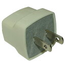 宅急便コンパクト利用可能 パナソニック 丸ピン専用アダプタ WH80129W 入力側は C または Sタイプ が入力可能 プラグは 平刃2P PSE認証品