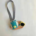 送料無料 折り畳みサングラス 子供用 キッズ サングラス カラフル 可愛い ケース付き ストラップ ポーチ サングラスケース 恐竜 うさぎ くま 持ち運び 男の子 女の子(4)