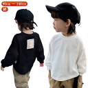 長袖Tシャツ 無地 綿 春秋 キッズ 赤ちゃん 120 110 ベビー服 入園 子供服 子ども服 男の子 おしゃれ 可愛い カットソー 入学 保育園 幼稚園 8...