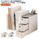 卓上収納 卓上収納 引き出し付き 本棚 本立て 卓上収納ラック 机上 デスク上収納 書類ホルダー ブック収納スタンド 書類 デスクオーガナイザー 書類収納 仕切りスタンド 仕切りラック 卓上 小物(3)
