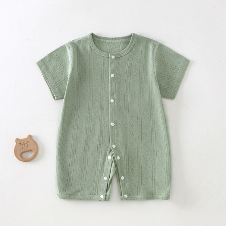 夏 赤ちゃん コットン メッシュ 新生児 ボディスーツ やわらか 幼児 子供服 2枚セット 通気 かわいい 80 ベビー服 全開き 夏 さらさら 薄手 キッズ服 インナー パジャマ ロンパース 女の子 肌着 半袖 通園 60 70 夏 90 春 夏服 退院着 出産祝い