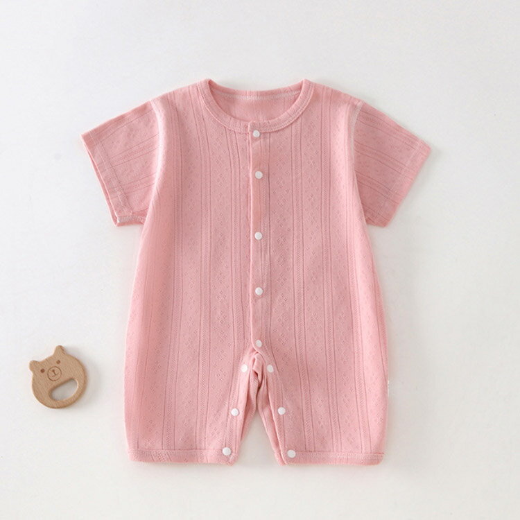 夏 赤ちゃん コットン メッシュ 新生児 ボディスーツ やわらか 幼児 子供服 2枚セット 通気 かわいい 80 ベビー服 全開き 夏 さらさら 薄手 キッズ服 インナー パジャマ ロンパース 女の子 肌着 半袖 通園 60 70 夏 90 春 夏服 退院着 出産祝い