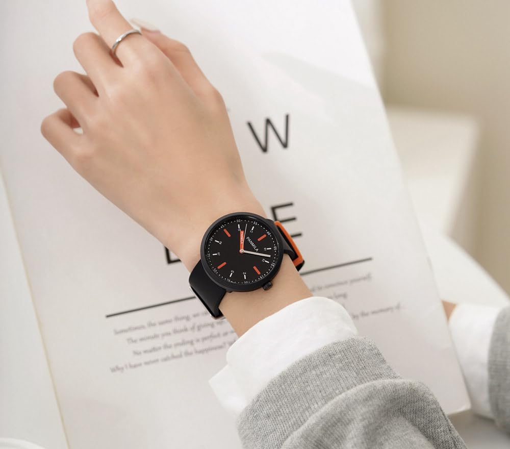 腕時計 アナログ ラウンドフェイス シリコンベルト レディース メンズ ユニセックス 日本製ムーブメント 軽量 日常生活防水 シンプル 仕事 通学 ギフト 2色