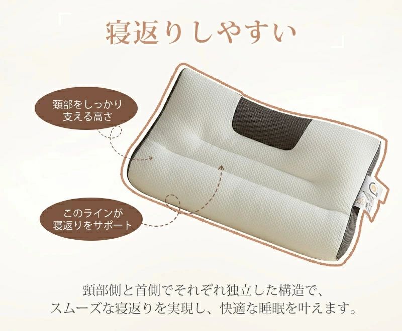 枕 まくら 夢枕 ストレートネック 快眠枕 安眠 マクラ 肩サポート 体圧分散 サポート枕 いびき防止 呼吸改善 肩こり 首こり リラックス プレゼント ギフト [2]