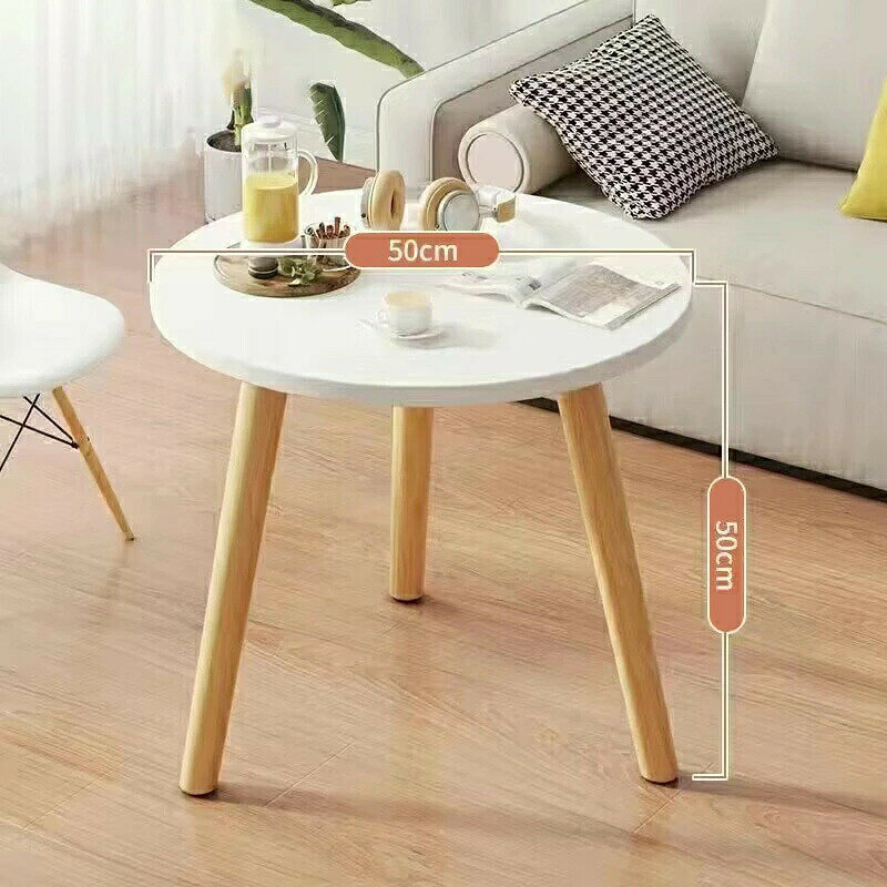 テーブル 机 センターテーブル リビングテーブル キッズデスク 木製 家具 円形 かわいい おしゃれ ホワイト 勉強 お絵かき 子供部屋 キッズ デスク 天然木 北欧 ミニ ローテーブル 丸 [2]
