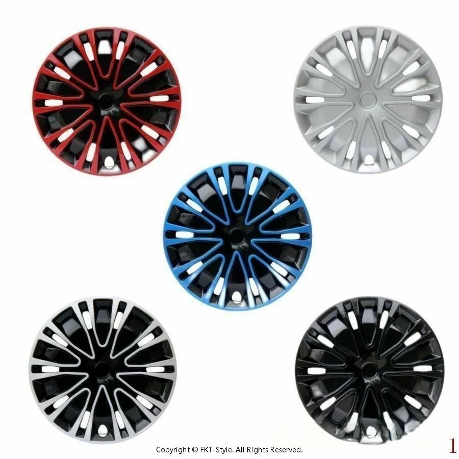 汎用品 取り付け簡単 4枚入セット タ レッド ブラック ブルー ブラックシルバー シルバー 12インチ 13インチ 14インチ 15インチ 16インチ