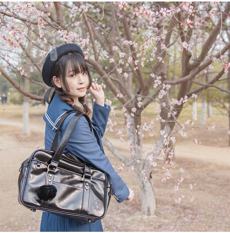 スクールバッグ 合皮 卒業式 バッグ 中学生 女子高生 スクバ 学生鞄 韓国 通学 ジ...