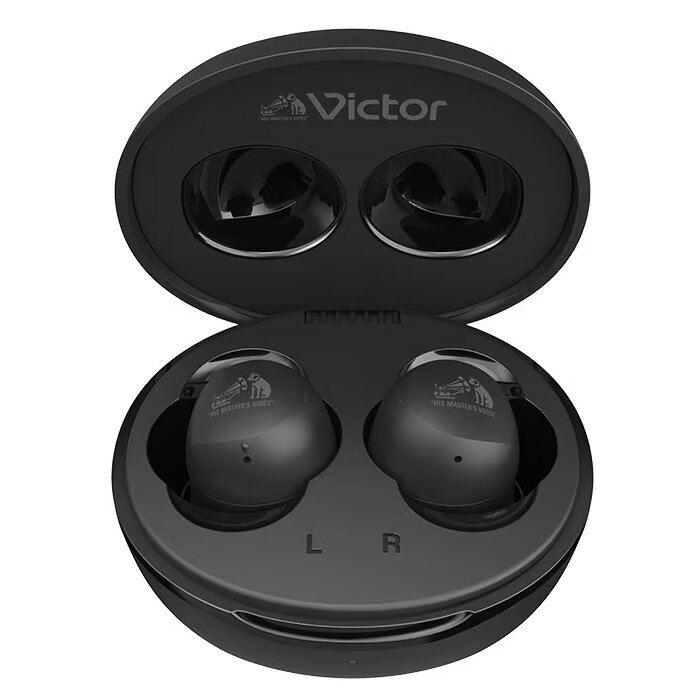 【最大2500円OFFクーポン配布中!5月29日10時まで】ビクター 完全ワイヤレスイヤホン HA-A6T-B ブラック Victor JVC IPX4 防滴仕様 小型軽量サイズ【送料無料】【KK9N0D18P】