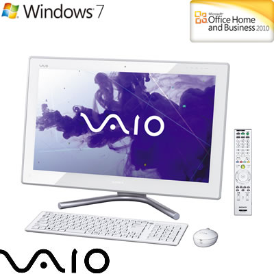 ソニー デスクトップパソコン バイオ Lシリーズ VPCL237FJ-WI ホワイト 24型液晶 V
