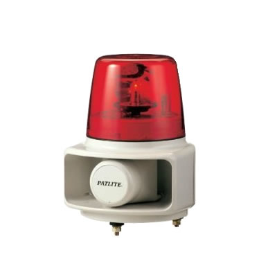 パトライト ホーンスピーカ一体型マルチ電子音回転灯 RT-200A-R 赤 【送料無料】【KK9N0D18P】