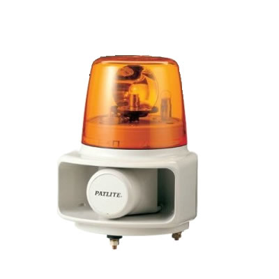 パトライト ホーンスピーカ一体型マルチ電子音回転灯 RT-24A-Y 黄 【送料無料】【KK9N0D18P】