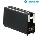 【ポイントUP! 7月15日23:59まで】ツインバード ポップアップトースター TS-D424B ブラック 【送料無料】【KK9N0D18P】
