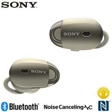 【即納】【新品未使用品・箱難あり】ソニー ワイヤレスノイズキャンセリングステレオヘッドセット 完全ワイヤレスイヤホン WF-1000X-N シャンパンゴールド【送料無料】【アウトレット・訳あり】【KK9N0D18P】