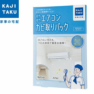 きらきら浴室 カジタク 家事玄人 カジクラウド すやすやエアコンカビ取りパック cleaning-01【送料無料】【KK9N0D18P】