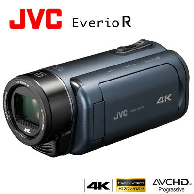 JVC デジタルビデオカメラ 4Kメモリームービー エブリオR GZ-RY980-A ディープオーシャンブルー 防水 防塵 耐衝撃 耐低温【送料無料】【KK9N0D18P】