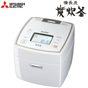 【即納】【ポイント最大43倍!〜4/16(火)1:59迄※要エントリー】三菱電機 5.5合炊き IHジャー炊飯器 備長炭 炭炊釜 NJ-VX109-W ピュアホワイト【送料無料】【KK9N0D18P】