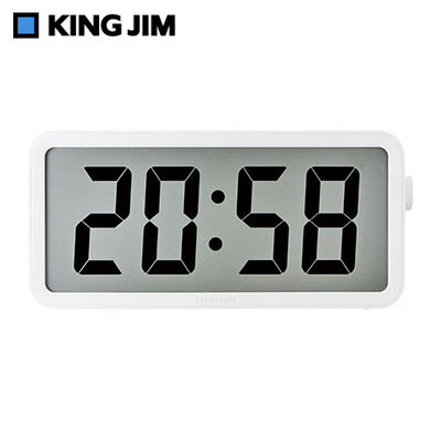 キングジム 時計 ザラージ タイマークロック DTC-001W シロ【送料無料】【KK9N0D18P】