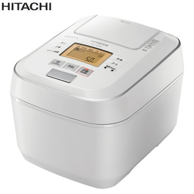 【キャッシュレス5％還元店】日立 5.5合炊き IHジャー炊飯器 圧力＆スチーム ふっくら御膳 RZ-V100CM-W パールホワイト【送料無料】【KK9N0D18P】