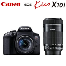 canon キヤノン デジタル一眼レフカメラ EOS Kiss X10i ダブルズームキット EOSKISSX10I-WKIT Canon【送料無料】【KK9N0D18P】