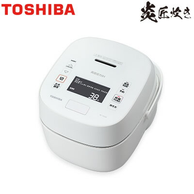 【※お一人様一台限り】【先着6名様のみ!タイムセール】【楽天スーパーSALE】東芝 5.5合炊き 真空圧力IHジャー炊飯器 炎匠炊き RC-10VXP-W ホワイト【送料無料】【KK9N0D18P】【新品】