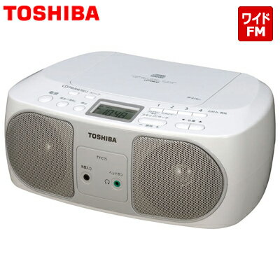 東芝 CDラジオ ワイドFM対応 2電源対応 TY-C15-S シルバー【送料無料】【KK9N0D18P】