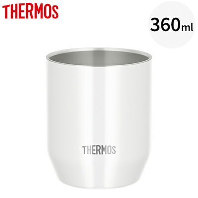 サーモス 360ml 真空断熱 カップ ステンレス製 魔法びん構造 JDH-360C-WH ホワイト【送料無料】【KK9N0..