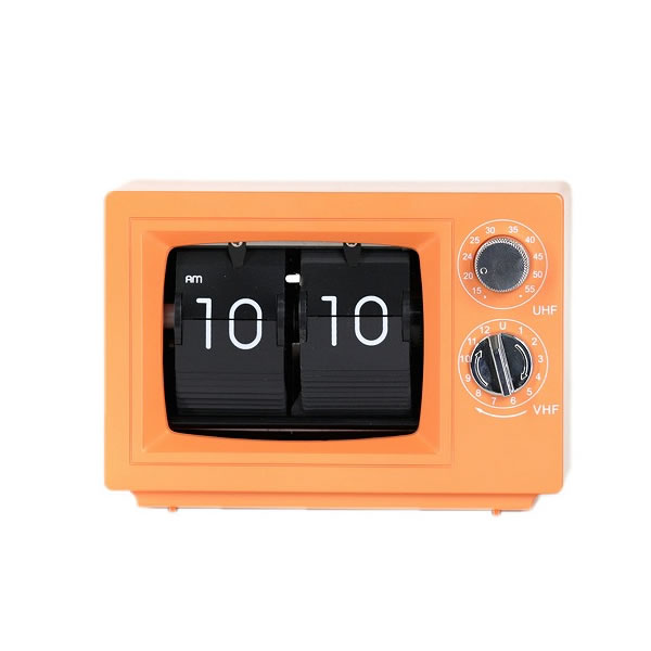 廣華物産 フリップクロック パタパタ時計 FPC-7-OR【送料無料】【KK9N0D18P】