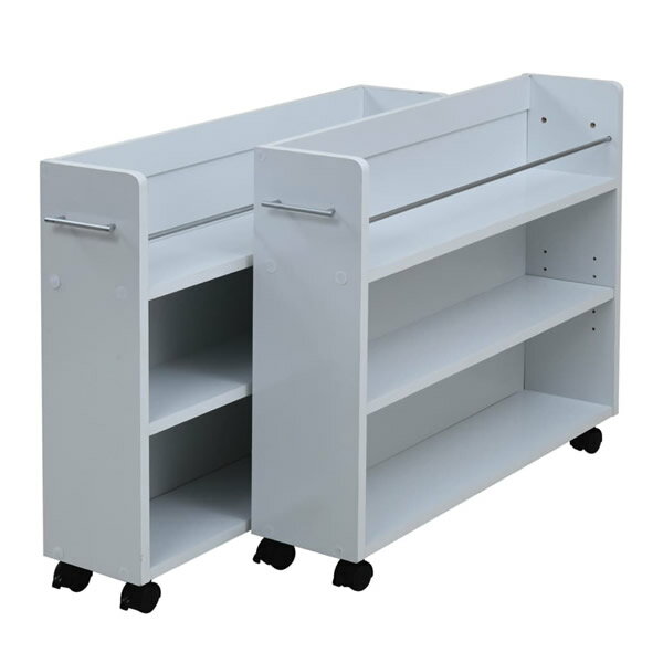 【最大1000円OFFクーポン！12月11日1:59まで】JKプラン 押入れ 収納 ラック 2個セット （1個あたり）幅19.5 奥行78.5 高さ65.5 SGT-0130-WH ホワイト【送料無料】【KK9N0D18P】