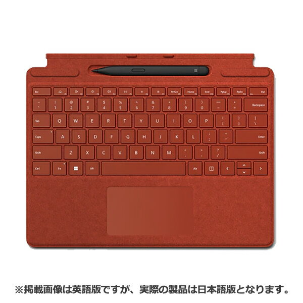 マイクロソフト Surface Pro Signature キーボード 日本語 スリム ペン 2 付き 8X6-00039 ポピー レッド【送料無料】【KK9N0D18P】
