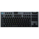 ロジクール G913 TKLテンキーレスLIGHTSPEEDワイヤレスRGBメカニカル ゲーミング キーボード クリッキー G913-TKL-CKBK【送料無料】【KK9N0D18P】