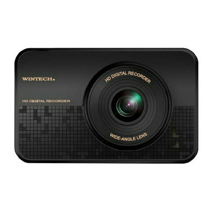 WINTECH ドライブレコーダー 1カメラドライブレコーダー HD画質 スーパーキャパシタ仕様 DR-S1HD ブラック【送料無料】【KK9N0D18P】